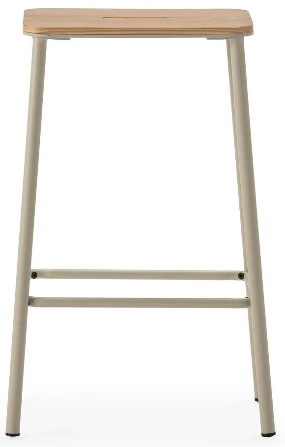 Кремави бар столове в комплект 2 бр. (височина на седалката 65 cm) Abba – Marckeric