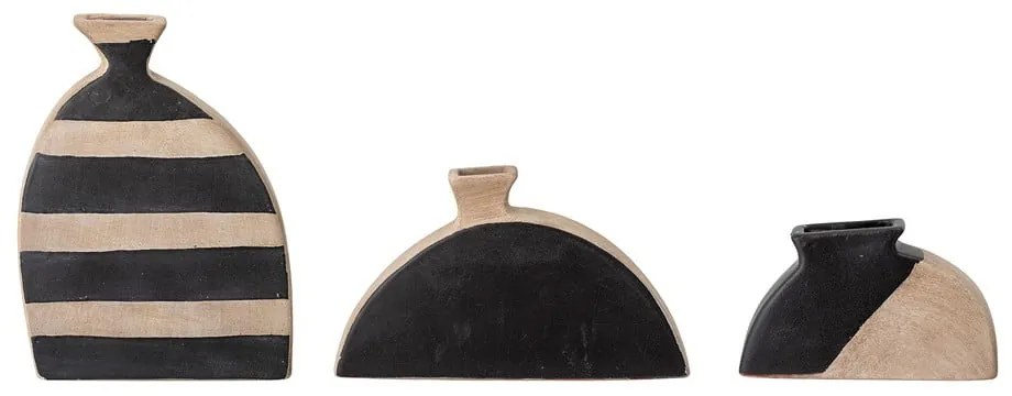 Комплект от 3 вази от теракота, височина 23 cm Nezha - Bloomingville