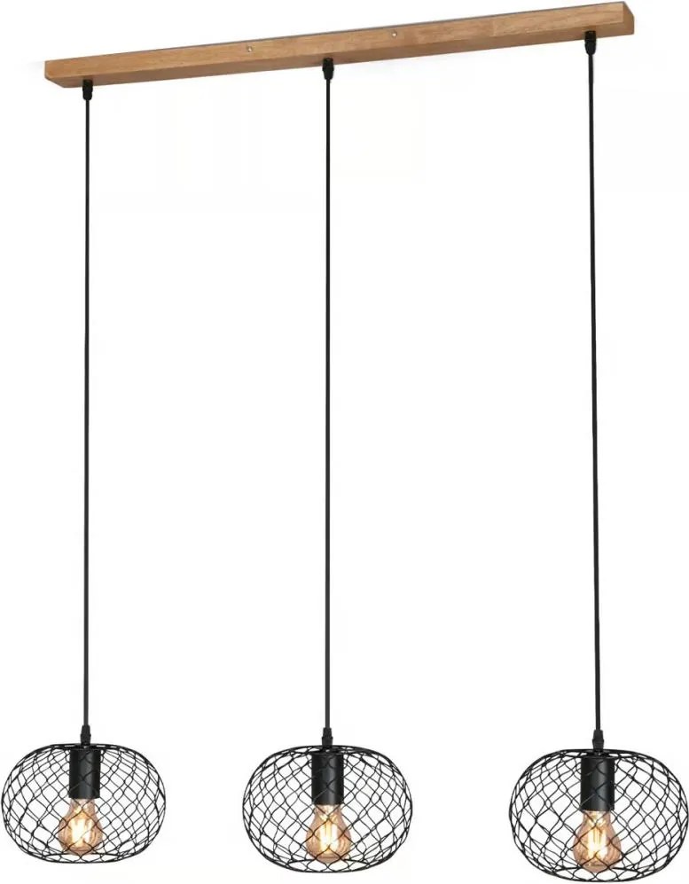 Brilo 4037-035 - Люстра на кабел WINKI 3xE27/40W/230V