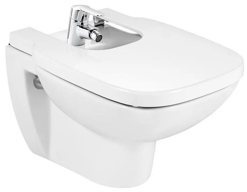 Биде, A355995000, Roca, стенен монтаж, бяло, 35.5х54х30.5см