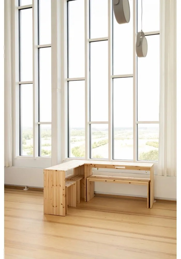 Трапезна маса от масивен бор 79x124 cm Join-In – Karup Design