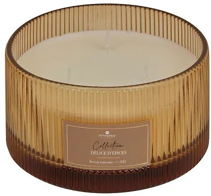 Ароматна свещ atmosphera Albie, 635 гр, Стъклен буркан - Дървесни нотки