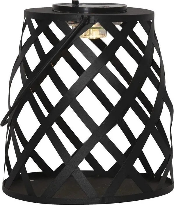 Черен LED фенер, височина 20 cm Calabria - Star Trading