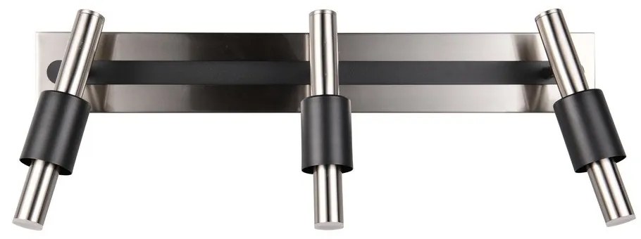 LED прожектор в черен и сребрист цвят 20,5x63 cm Ikaris – Trio Select