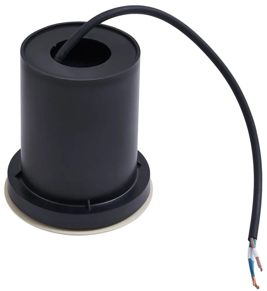 Модерен градински спот бежов GU10 50mm регулируем IP65 - Delux