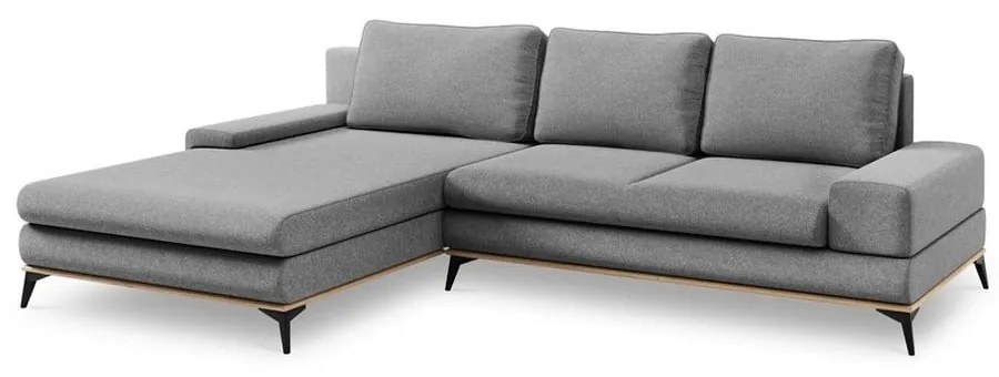 Сив ъгъл на разтегателен диван , ляв ъгъл Planet - Windsor &amp; Co Sofas