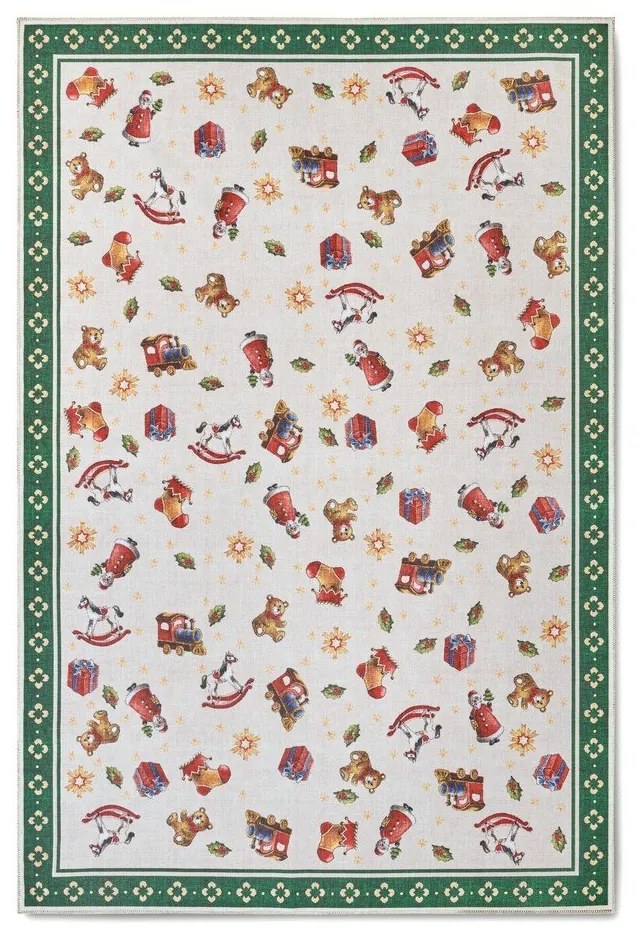 Зелен килим с коледен мотив 160x230 cm Green Christmas – Villeroy&amp;Boch