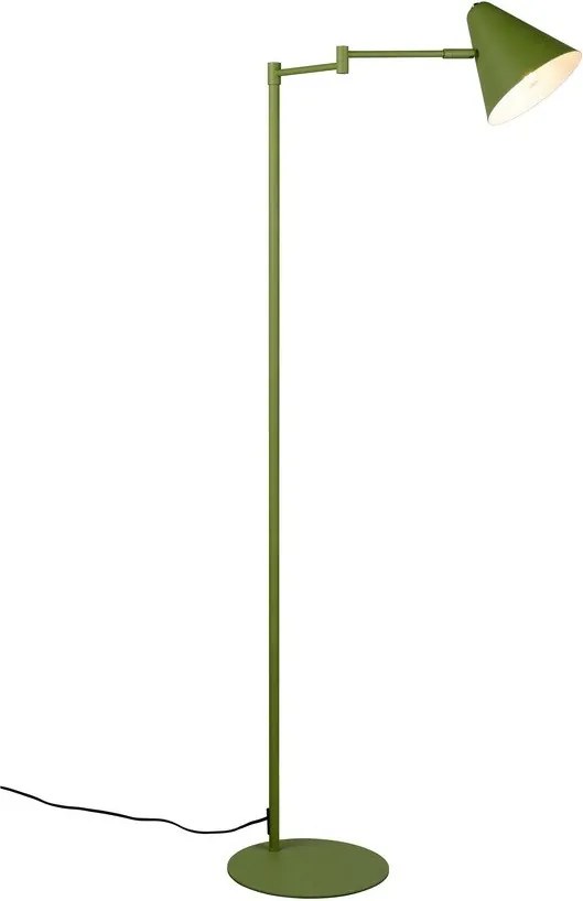 Зелена подова лампа с огъваща се структура (височина 126,5 cm) Cosima – Trio