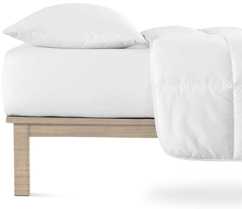 Бял еластичен чаршаф от джърси 180x200 cm Boxspring – Andrea Simone