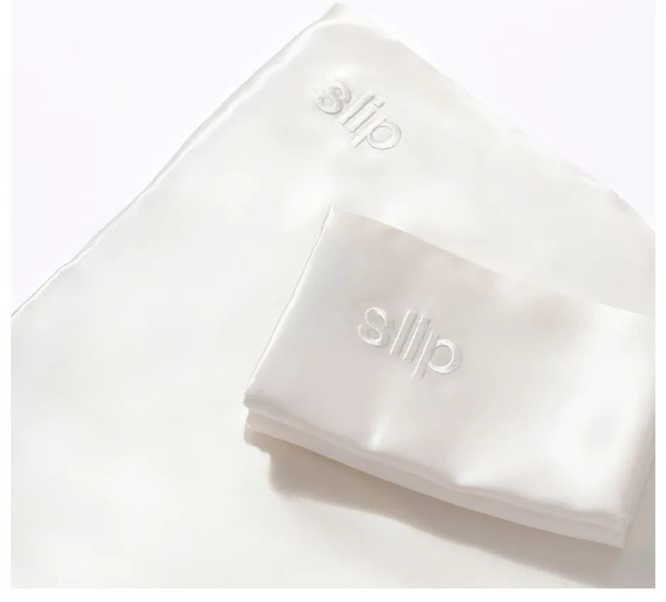 Копринена калъфка за възглавница 51x76 cm White – slip