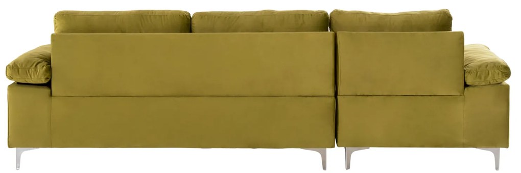 Диван Емилия ляв ъгъл HM3236.03L цвят маслина