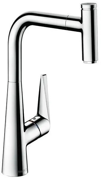 Кухненски смесител, 72821000, Hansgrohe, с изтеглящ се чучур