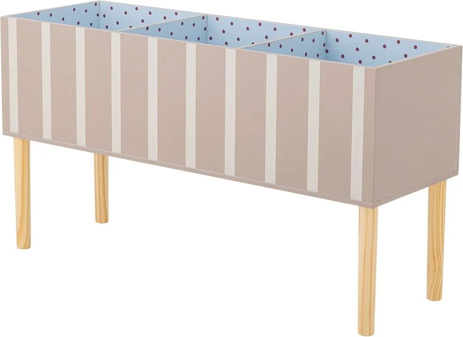 Бежова детска библиотека 90x50x30 cm Salam – Bloomingville Mini