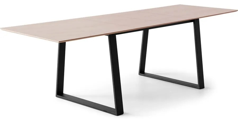 Сгъваема трапезна маса с допълнителна плоча с дъбов плот 90x165 cm Meza – Hammel Furniture