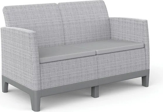 Светлосив градински диван Scandi Forma – Keter