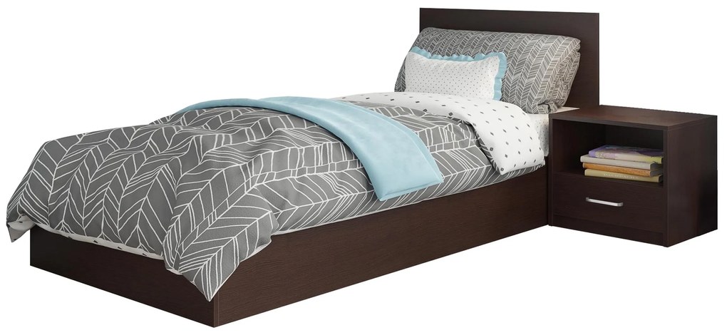 Комплект Легло Изи + нощен шкаф Уни