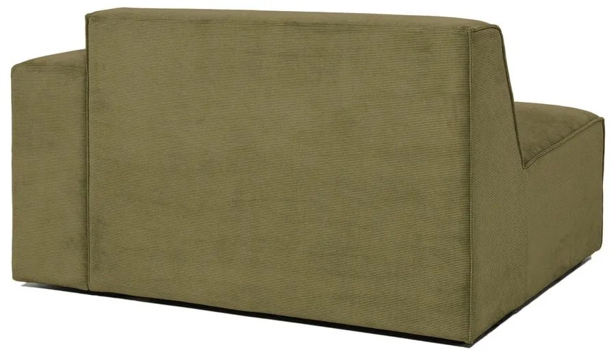 Модул за диван от зелен велур (десен ъгъл) Sting - Scandic