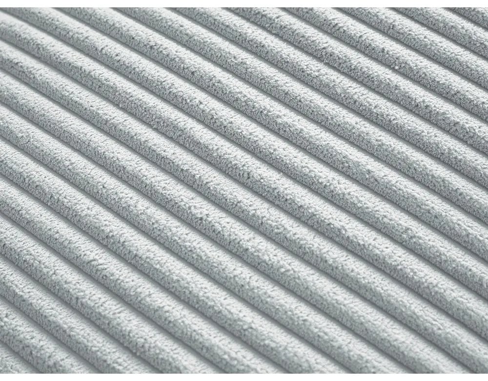 Светлосива табуретка от рипсено кадифе Chelsea – Bobochic Paris