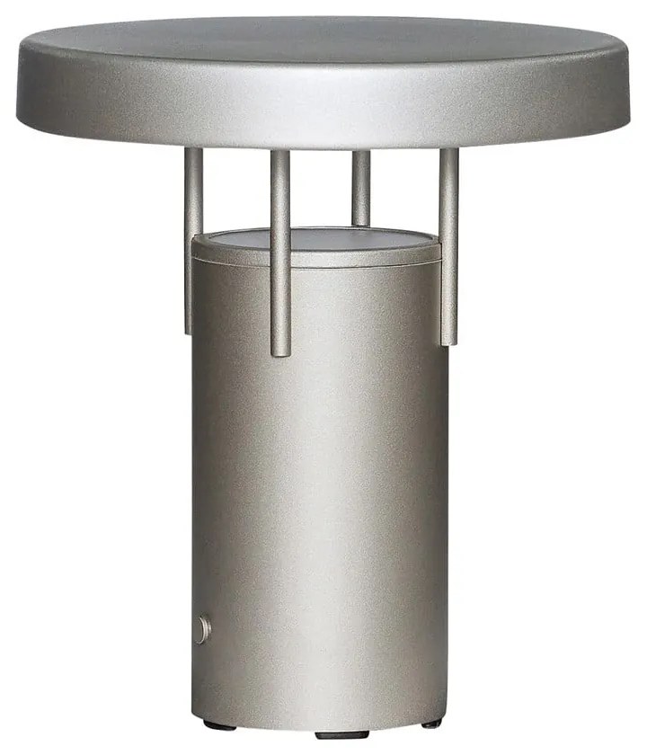 Светлосива LED затъмняваща се настолна лампа (височина 20 cm) BringMe – Hübsch