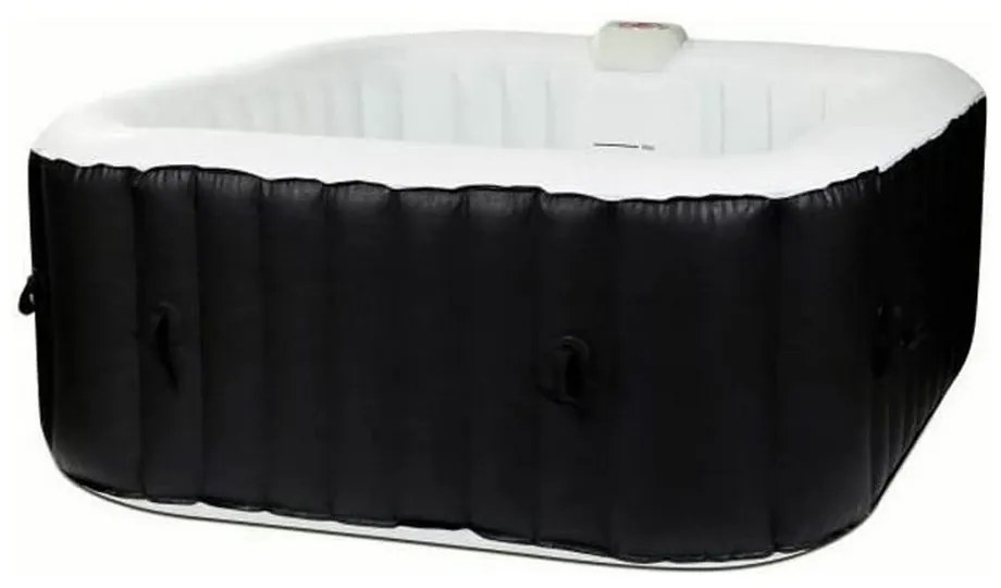Inflatable Spa Sunspa Квадратек Черен 4 Хора (155 x 155 x 65 cm)