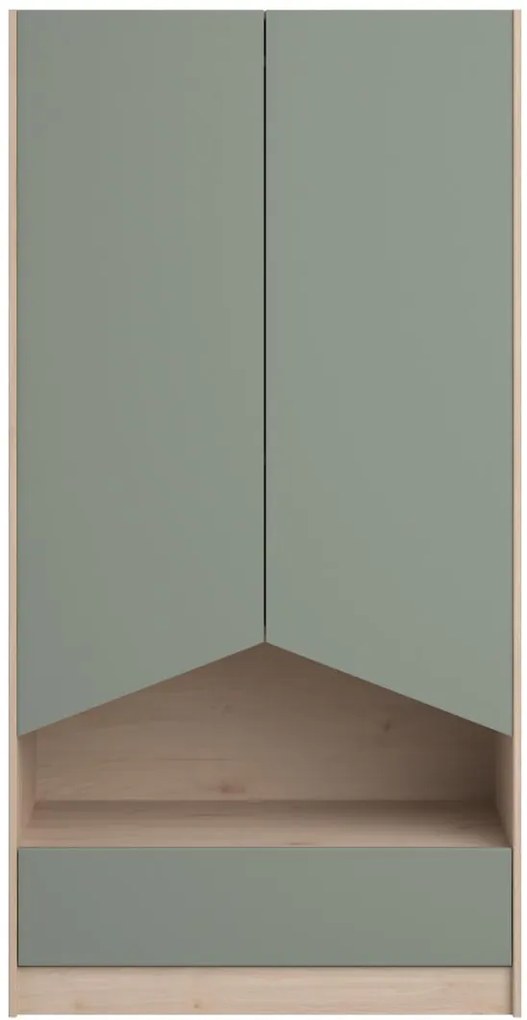 Гардероб Shield 2-врати-Prasino