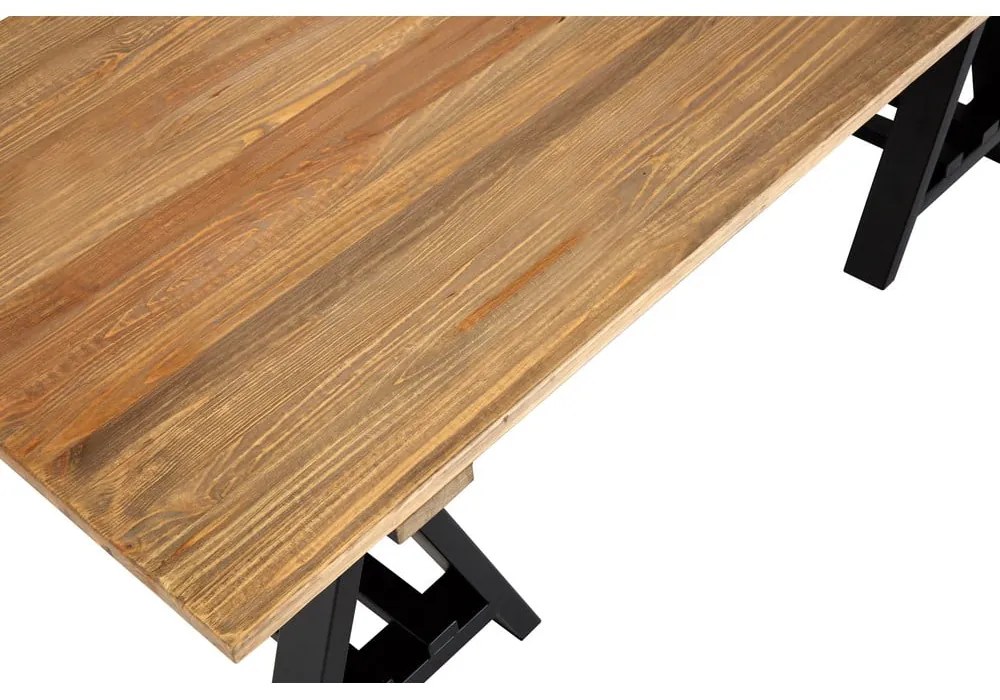 Масичка за кафе с плот от борова дървесина в естествен цвят 80x140 cm Hampstead - Premier Housewares