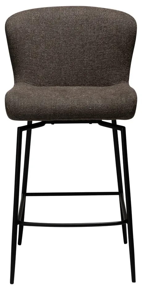 Кафяв тапициран бар стол (височина на седалката 67,5 cm) Glam – DAN-FORM Denmark