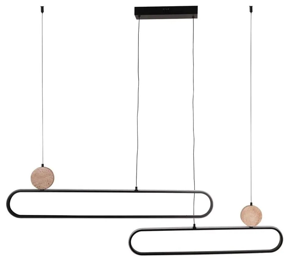 LED полилей на кабел FLORENTYNA LED/48W/230V 4000K черен/бежов