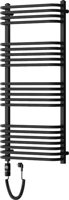 Mexen Apollo електрически радиатор 1210 x 550 mm, 600 W, черен - W117-1210-550-2600-70