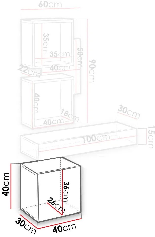 Висящ шкаф за окачване