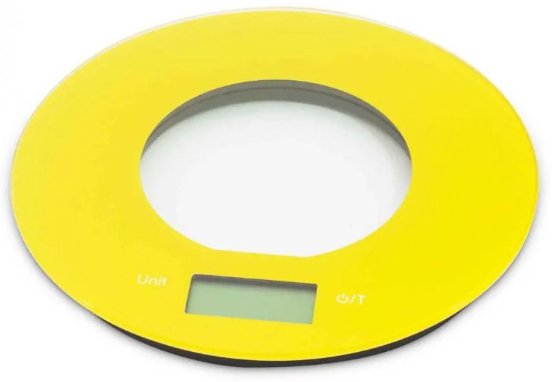 Кухненска дигитална везна SAPIR SP 1651 O, 5 кг, LCD екран, точна и компактна - Червен