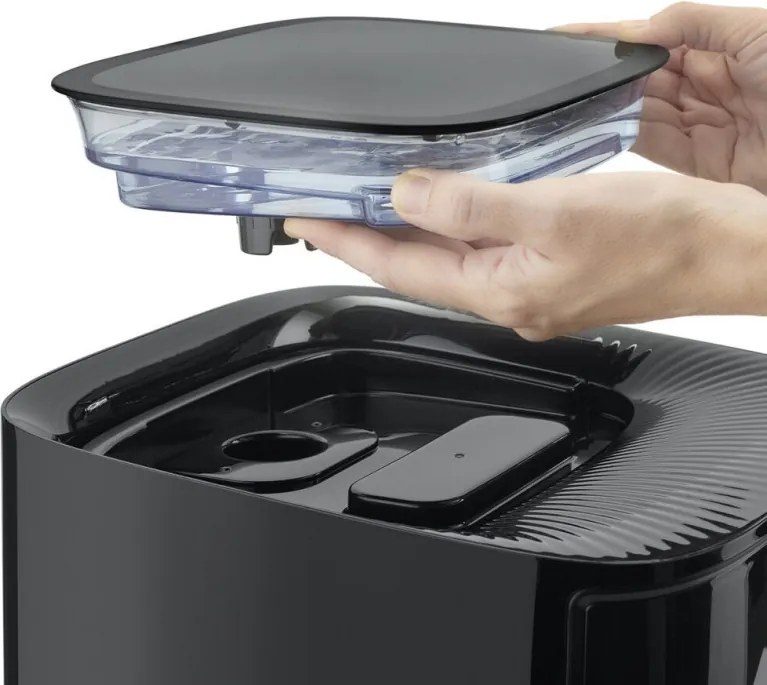 Фритюрник с горещ въздух и пара Caso AirFry & Steam 700, 1700W, 7 л, 10 програми, 60-200°C, Таймер, Прозорец, Напомняне, Черен