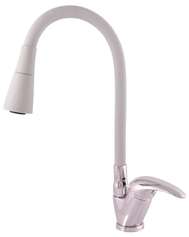 RAV Slezák SA006.0/13S - Смесител за мивка SAZAVA 35,6 см сив/лъскав хром