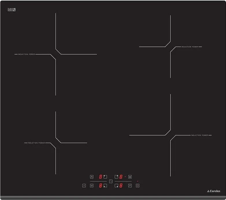 Eurolux EIH6 TC4B FV Индукционен плот за вграждане