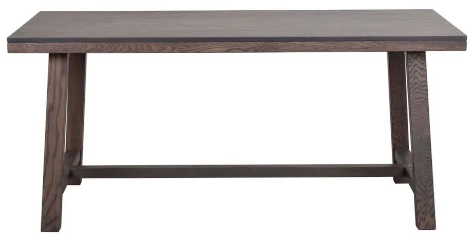 Тъмнокафява дъбова маса за хранене , 170 x 95 cm Brooklyn - Rowico