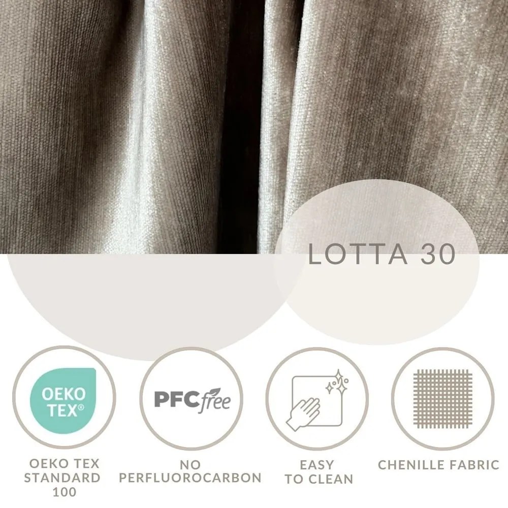 Бежово тапицирано двойно легло с място за съхранение с включена подматрачна рамка 180x200 cm Baleine – Maison de Rêve