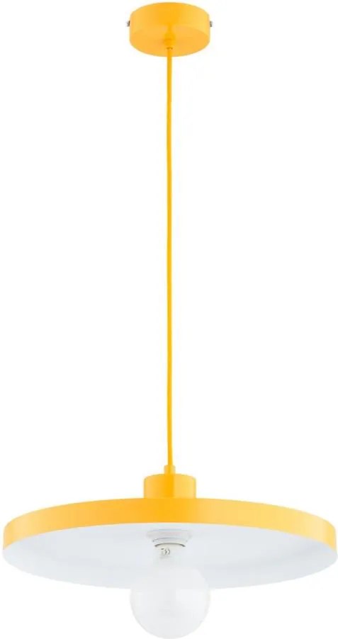 Пендел на кабел ETERI 1xE27/15W/230V жълт