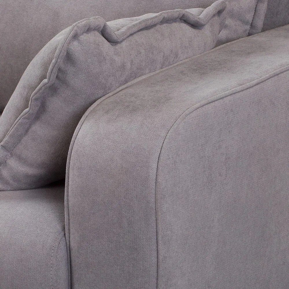 Сив диван 193 cm Beata - Ropez