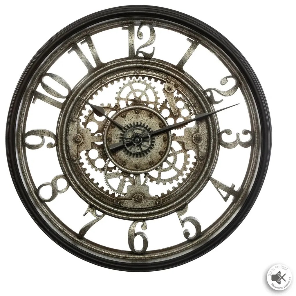 Стенен часовник atmosphera Sarkis, Механизъм, Ø51 см, Пластмаса