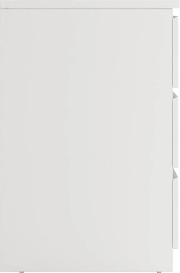 Бял скрин 77x76x50 cm Naia – Tvilum