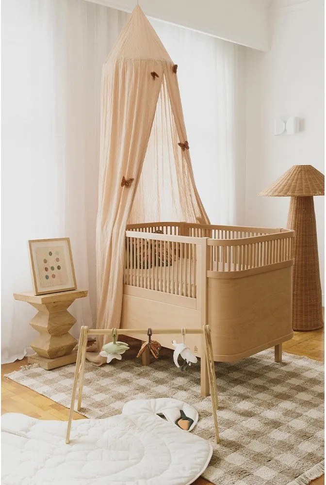 Кремаво детско килимче за игра 100x110 cm Swan – Lorena Canals