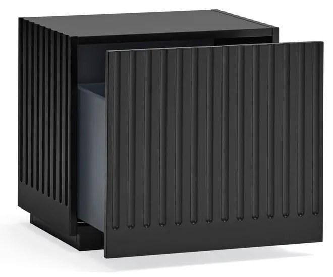 Черно нощно шкафче Doric - Teulat