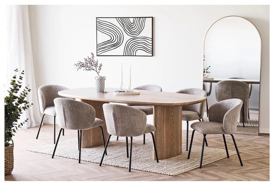 Светлосиня керамична ваза (височина 22 cm) Mimi – House Nordic