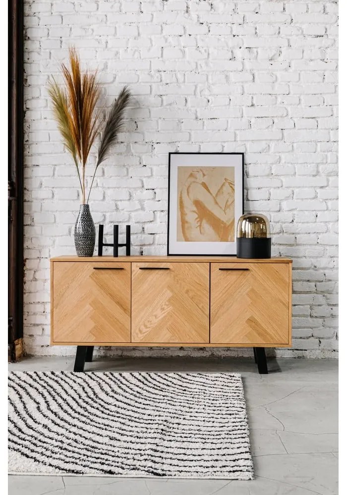 Черен алуминиев свещник, височина 20 cm Deeb - Bloomingville