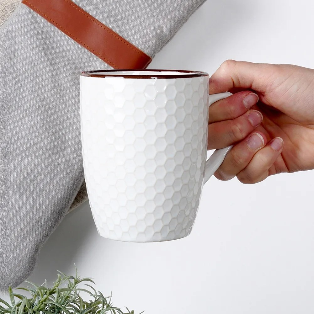 Комплект от 4 чаши 400 мл, бял