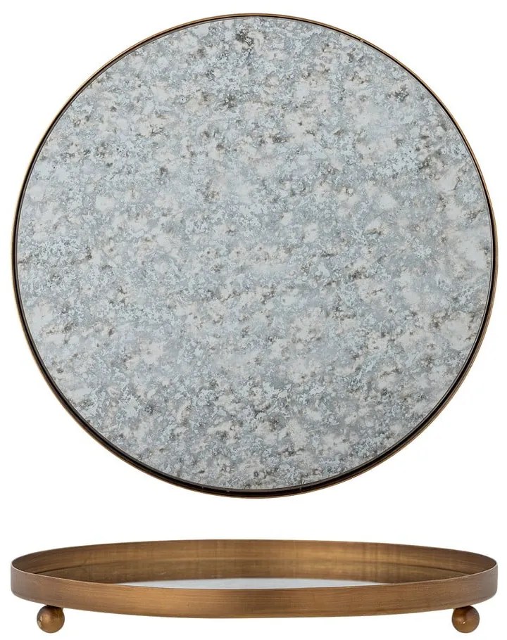 Стъклен декоративен поднос ø 35 cm Glacier – Bloomingville