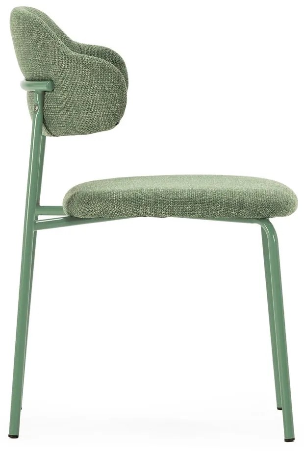 Зелени трапезни столове в комплект от 4 бр. Adriel – Marckeric