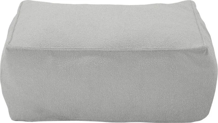 Светлосива градинска табуретка от прежда с примки от букле Grow – Blomus