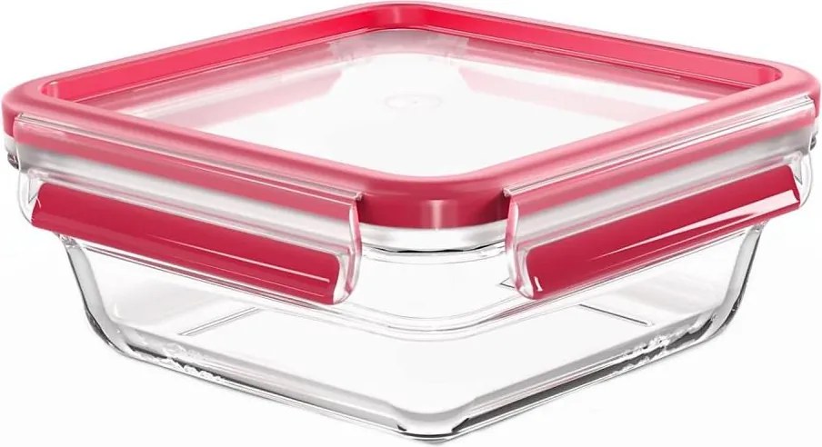 Tefal - Кутия за храна 0,8 л MSEAL GLASS червена/стъкло