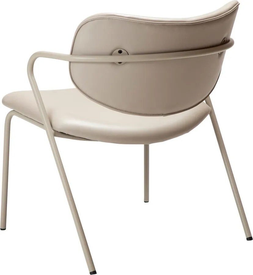 Бежов фотьойл от изкуствена кожа Zed - DAN-FORM Denmark